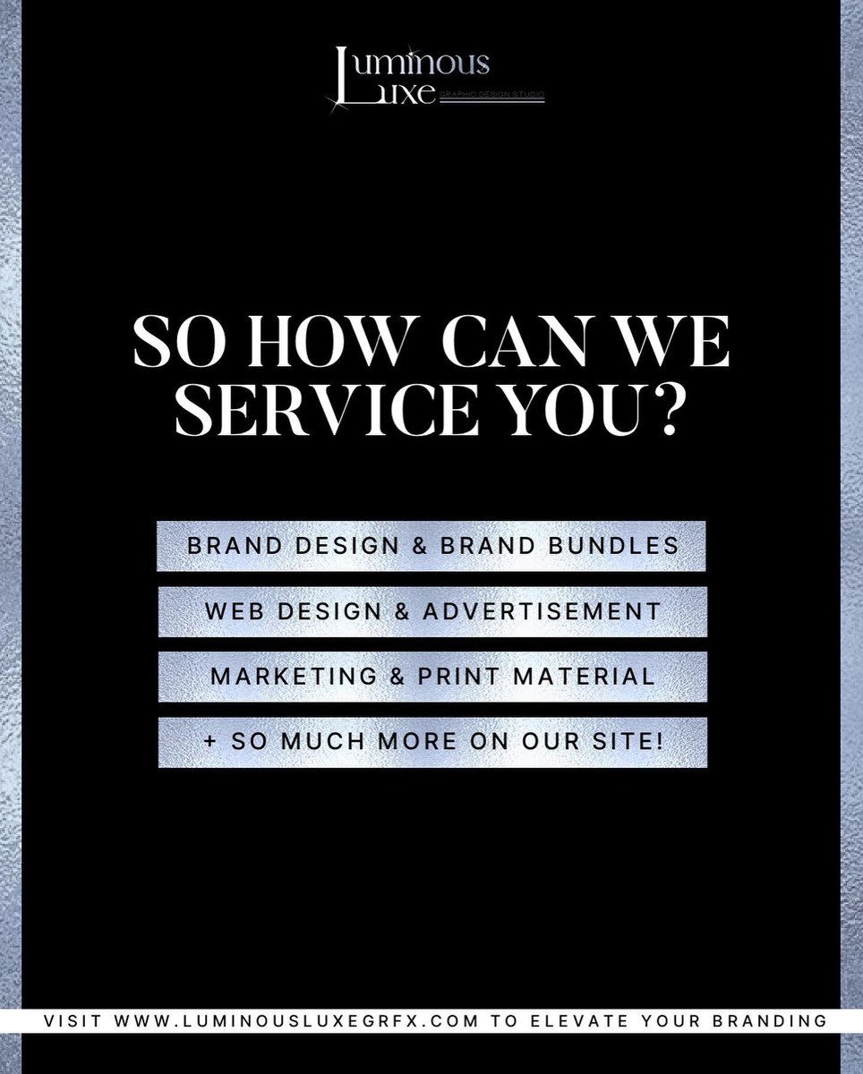 LuminousLuxGRFX's tweet photo. 👩🏽‍💻Hey brand babes! Luminous Luxe Graphic Design Studio is finally open!✨

And as a welcome back &amp; a thank you for reading this far😉 
use code: LUMILUXEBABE at checkout to unlock a special offer✨ 

👩🏽‍💻https://t.co/7QCyn1pcG0 https://t.co/8WcerK7Y90