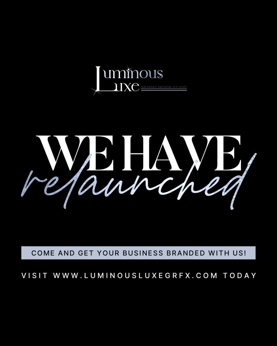 LuminousLuxGRFX's tweet photo. 👩🏽‍💻Hey brand babes! Luminous Luxe Graphic Design Studio is finally open!✨

And as a welcome back &amp; a thank you for reading this far😉 
use code: LUMILUXEBABE at checkout to unlock a special offer✨ 

👩🏽‍💻https://t.co/7QCyn1pcG0 https://t.co/8WcerK7Y90