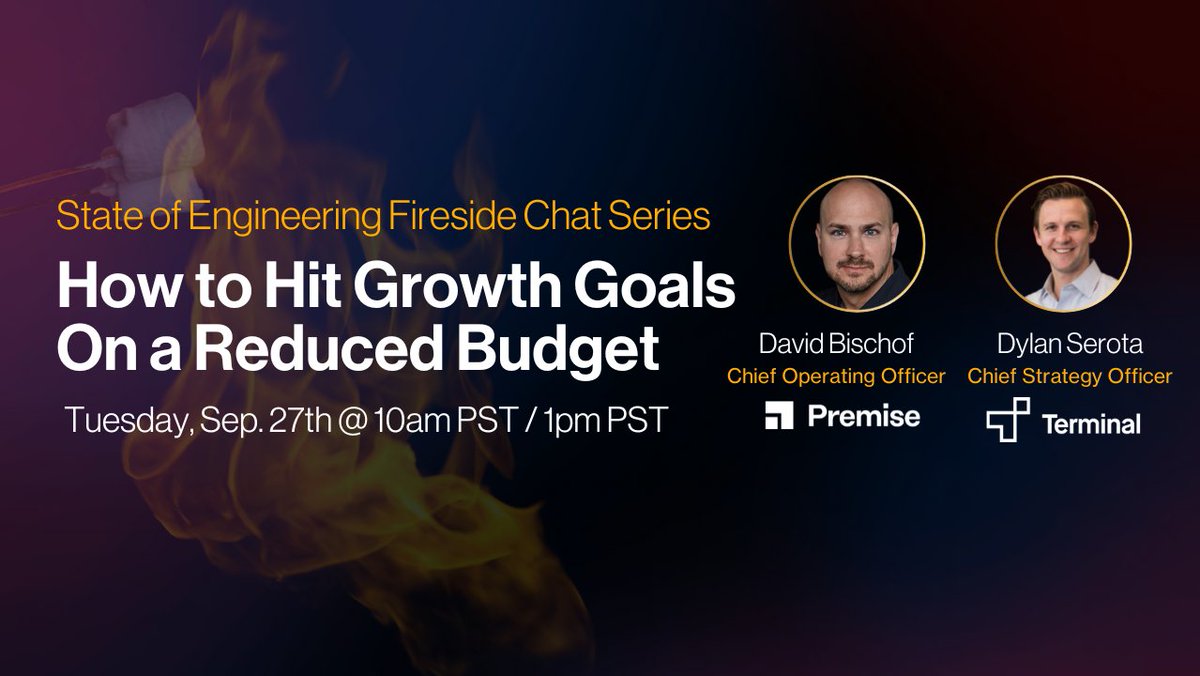 terminalio's tweet photo. Feeling challenged to deliver on growth goals with fewer resources on your #developerteam? We’ve got you! Join us for our exclusive fireside chat covering diversifying #hiring & #onboarding strategies to effectively scale affordably.
Register now: https://t.co/GRsr4nafow https://t.co/TQAuRgdH7j