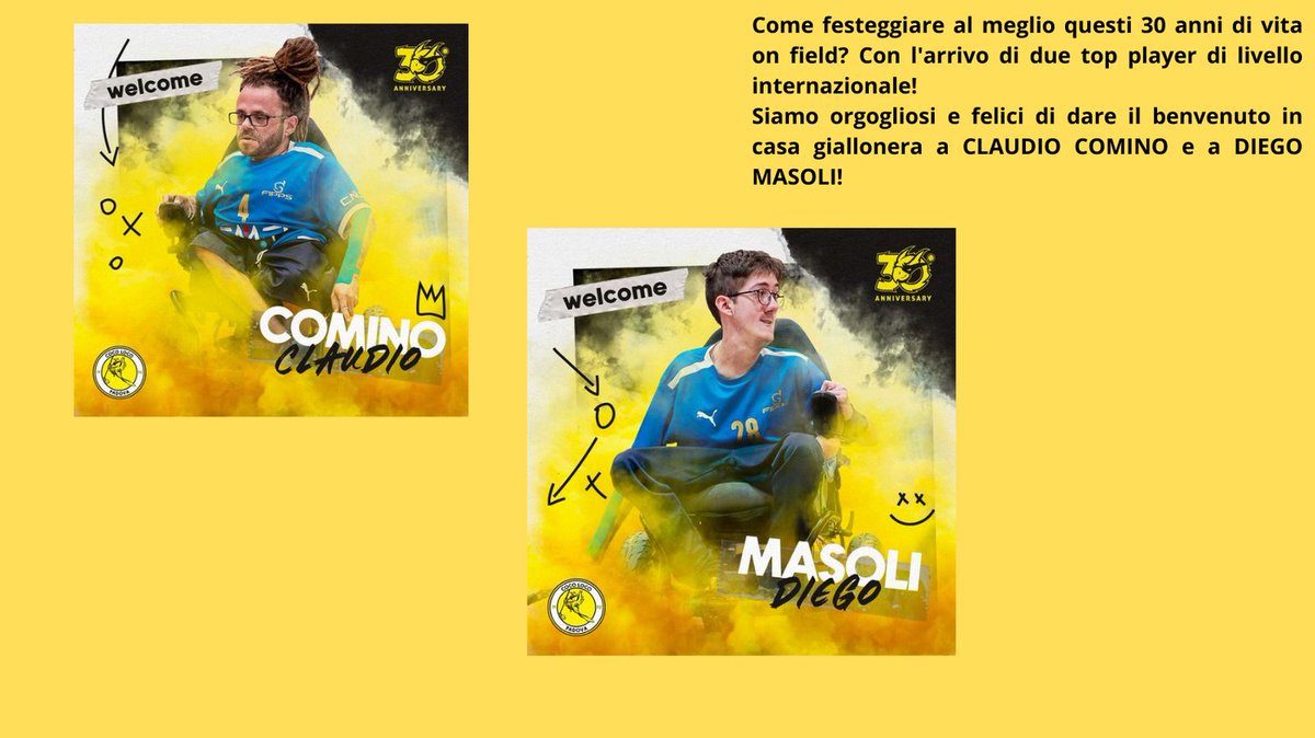 Coco_Loco_PD's tweet photo. #orgogliogiallonero #30anniversary #cocolocopadova #takethenextlevel https://t.co/6LwodjBznw