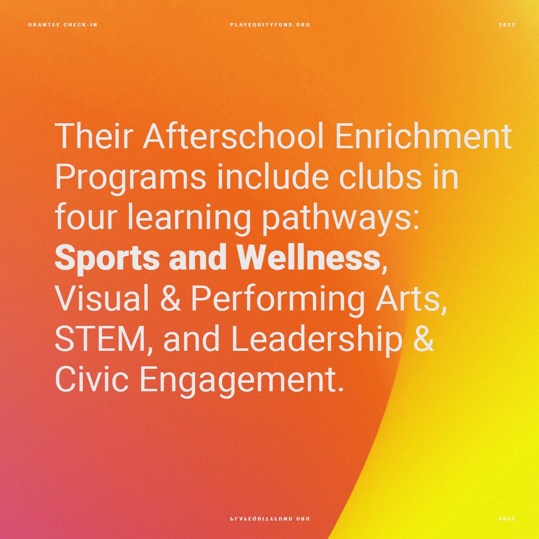 PlayEquityFund's tweet photo. The Play Equity Fund supports @woodcraftrangers' 100-year legacy of supporting LA youth through learning & sports opportunities! Woodcraft Rangers’ After-school Enrichment Sports Program provided 900+ students with sports programs to help recover from isolation #SpringIntoPlay https://t.co/zpHfaIUja2
