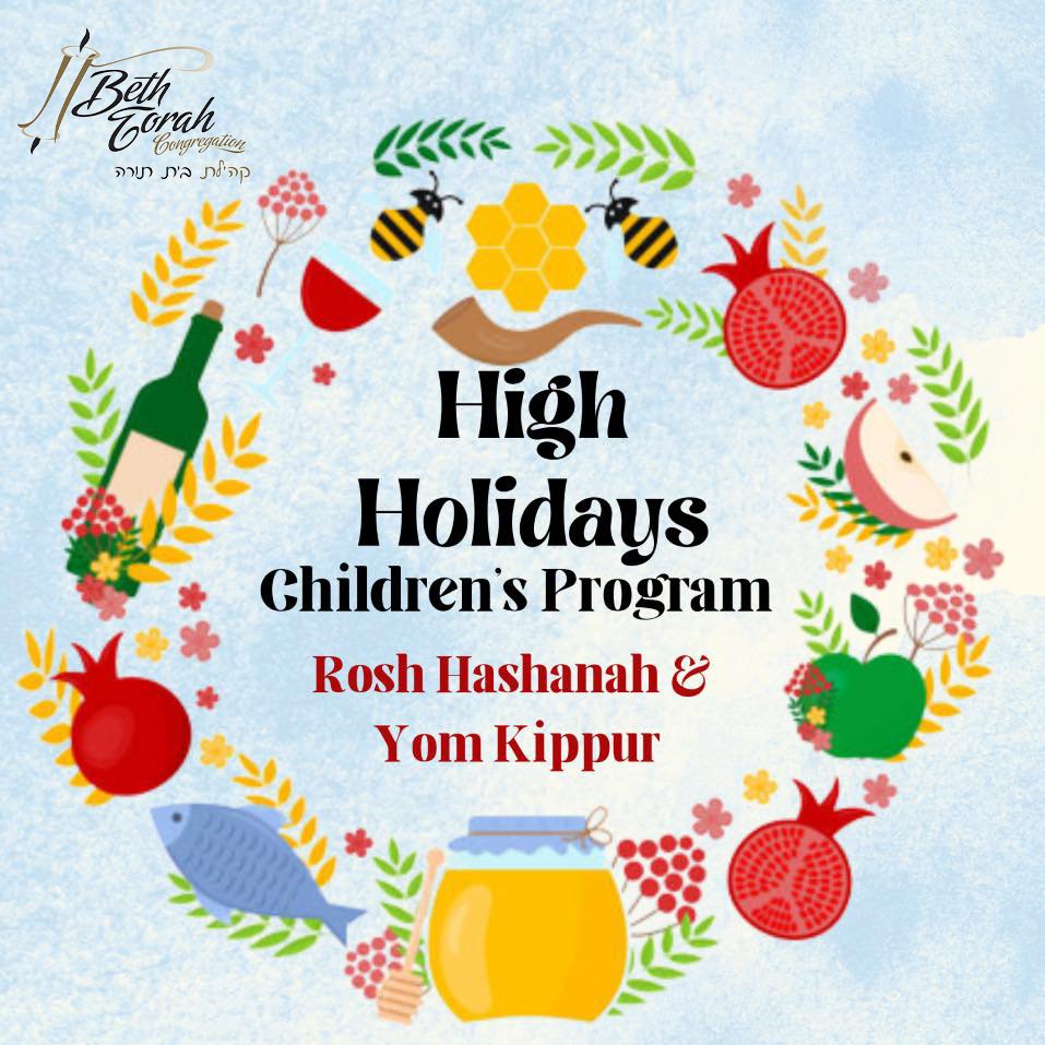 BethTorahTO's tweet photo. We are delighted to be offering children and youth programing as well as babysitting during our Rosh Hashanah and Yom Kippur services. We ask that you register ahead of time. Learn more: https://t.co/8rfX9qw3ML https://t.co/hivJv3MVQ2
