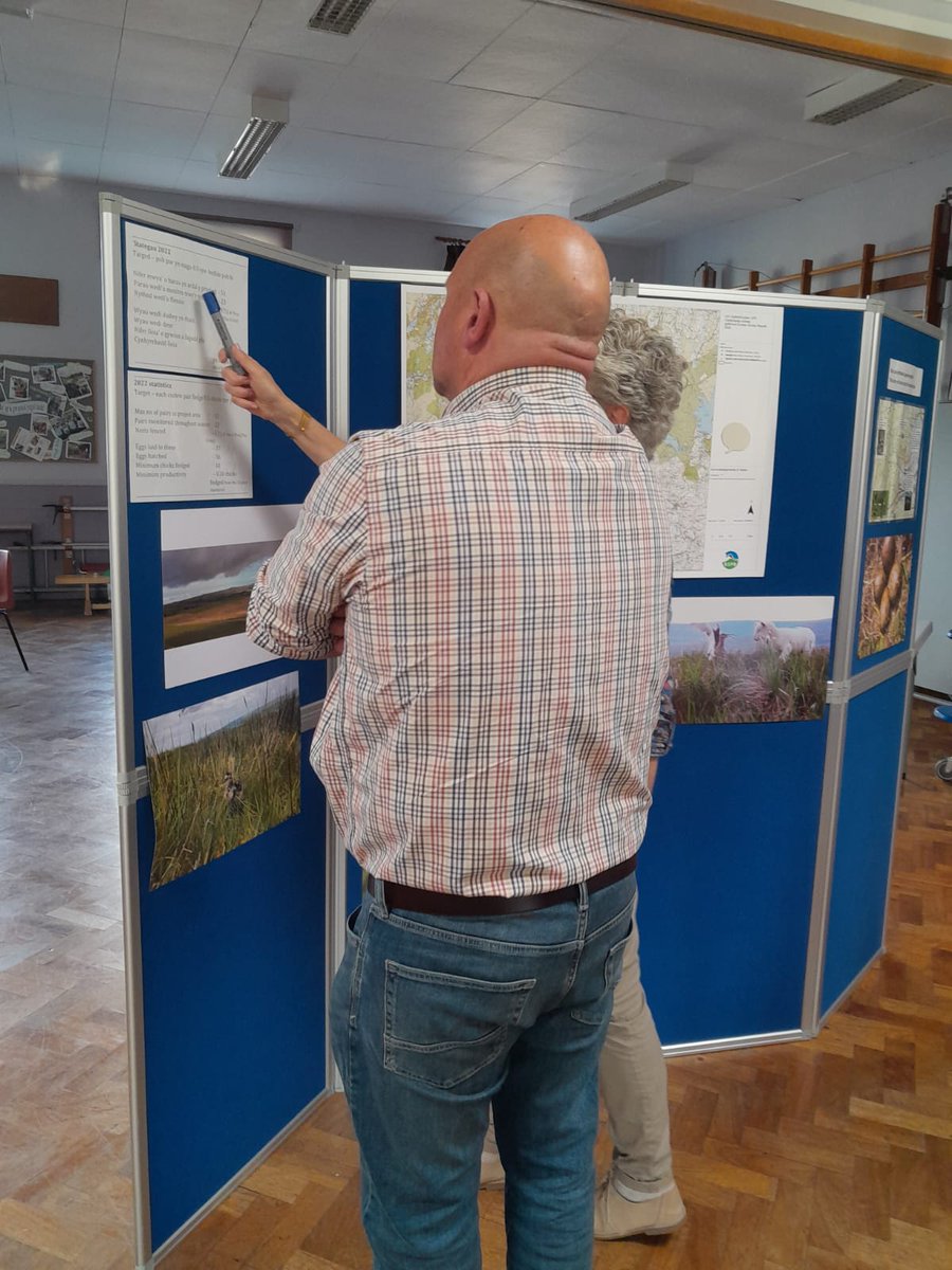 Thanks to the farmers who dropped into our session at Pentrefoelas to hear how our breeding curlew did this year and to discuss potential habitat improvements. Everyone agreed that working together is the only way to save breeding curlew.