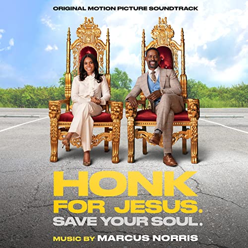 Soundtrack album details revealed for <a href="/AdammaEbo/">Adamma Ebo</a>'s 'Honk for Jesus. Save Your Soul.' starring <a href="/MoreReginaHall/">Regina Hall</a> &amp; <a href="/SterlingKBrown/">Sterling K Brown</a> (music by <a href="/MarcusNorris/">Marcus Norris | Composer</a>). bit.ly/3wNIqpo