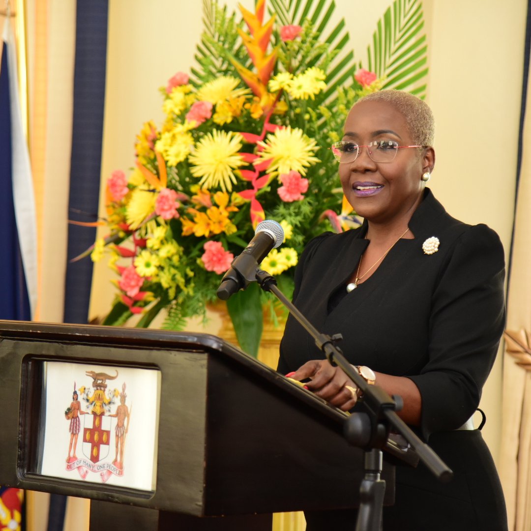 JISNews's tweet photo. Join us in congratulating Carolyn Reid-Cameron on being sworn in as the new Public Defender!🥳

She is the second woman to be appointed to the post.

Swipe for highlights from today's swearing-in ceremony! https://t.co/uVI8tcmxi6
