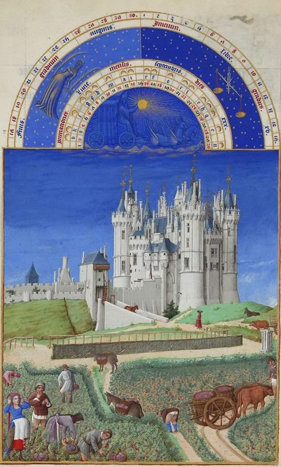MastVlas's tweet photo. Fratelli Limbourg, Settembre
(miniatura tratta da Le Très Riches Heures du Duc de Berry), 1412-16.
Chantilly, Musée Condé.
#settembre #ducdeberry #muséecondé #chantilly https://t.co/NBKTx6KQrh
