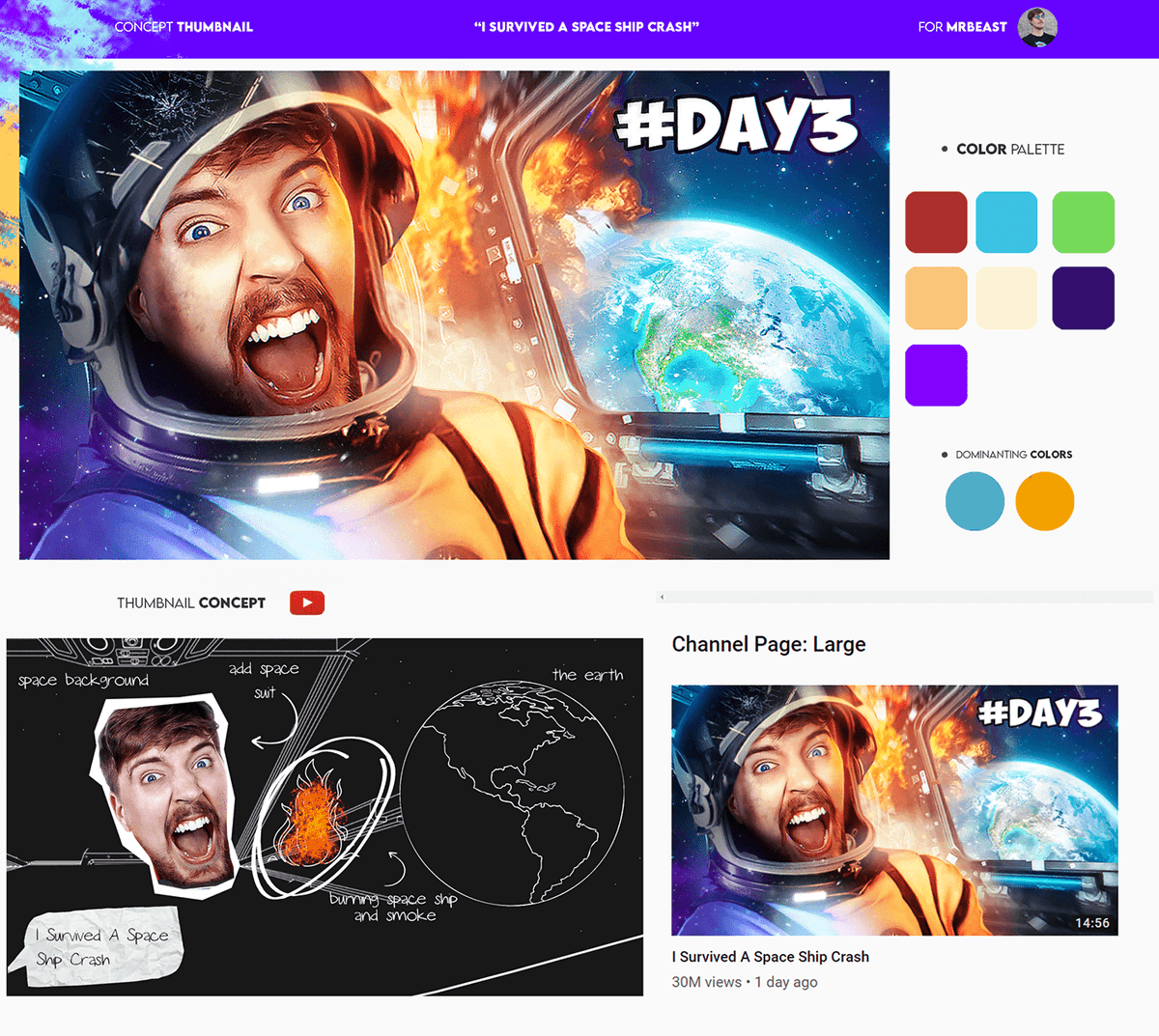 NejiDZN's tweet photo. "I Survived A Crash In Space "🚀

Concept thumbnail I made for @MrBeast 🎨🧑‍🎨 https://t.co/TDAcEoFKHs
