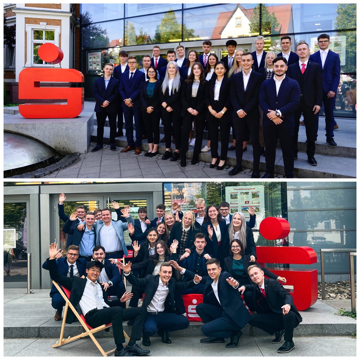 Ausbildungsstart 
Herzlich willkommen in der Sparkassen-Familie. ❤️