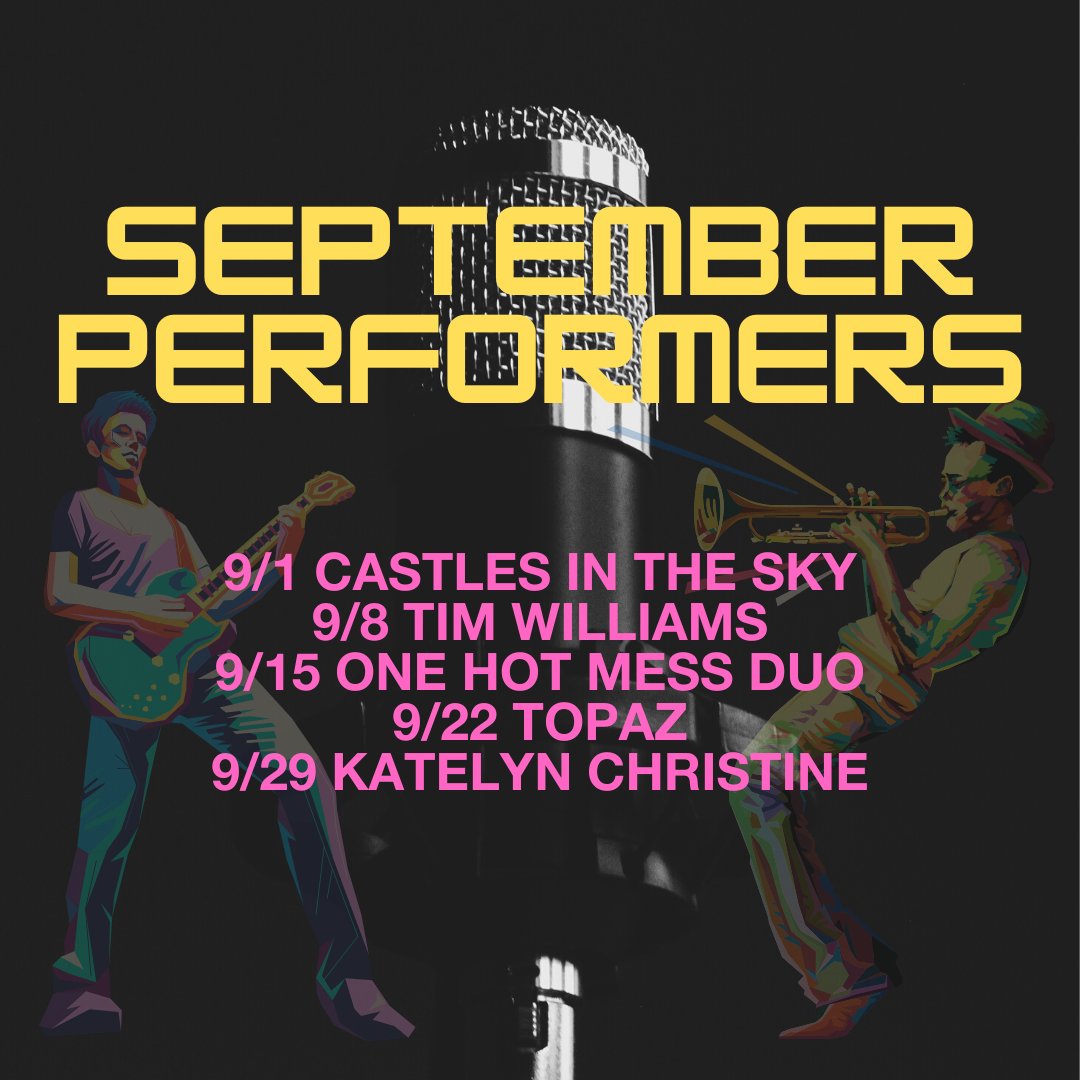 KoPTownCenter's tweet photo. 🎶 Turn up the music, let’s celebrate 🎶 

Take a page out of @lizzo's playbook &amp; kickoff this #LaborDayWeekend with live musical stylings from Castles In The Sky. 

Can't make it tonight? Swipe ▶️ to see the full September line-up. https://t.co/H6uNVkKOHr