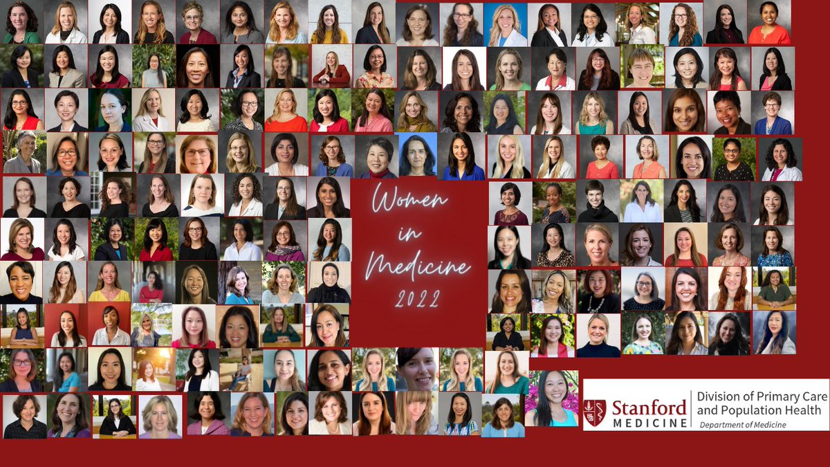 Happy Women in Medicine Month! We celebrate and honor our amazing team of physicians, researchers and staff in Primary Care and Population Health. Their achievements, expertise, and dedication. #wimmonth @stanfordmedOFDD #stanfordwim#hertimeisnow @stanfordeptmed @stanfordmed