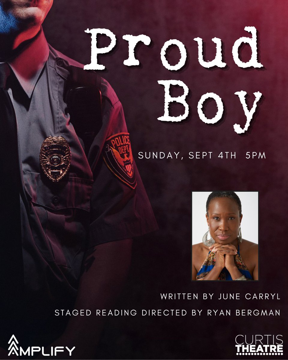 Please join us at the Curtis Theatre in Brea this Sunday at 5pm for a staged reading of "Proud Boy," a new play by <a href="/junecarryl/">June Carryl</a> . Tickets are available at ow.ly/5oY950Kx9oT