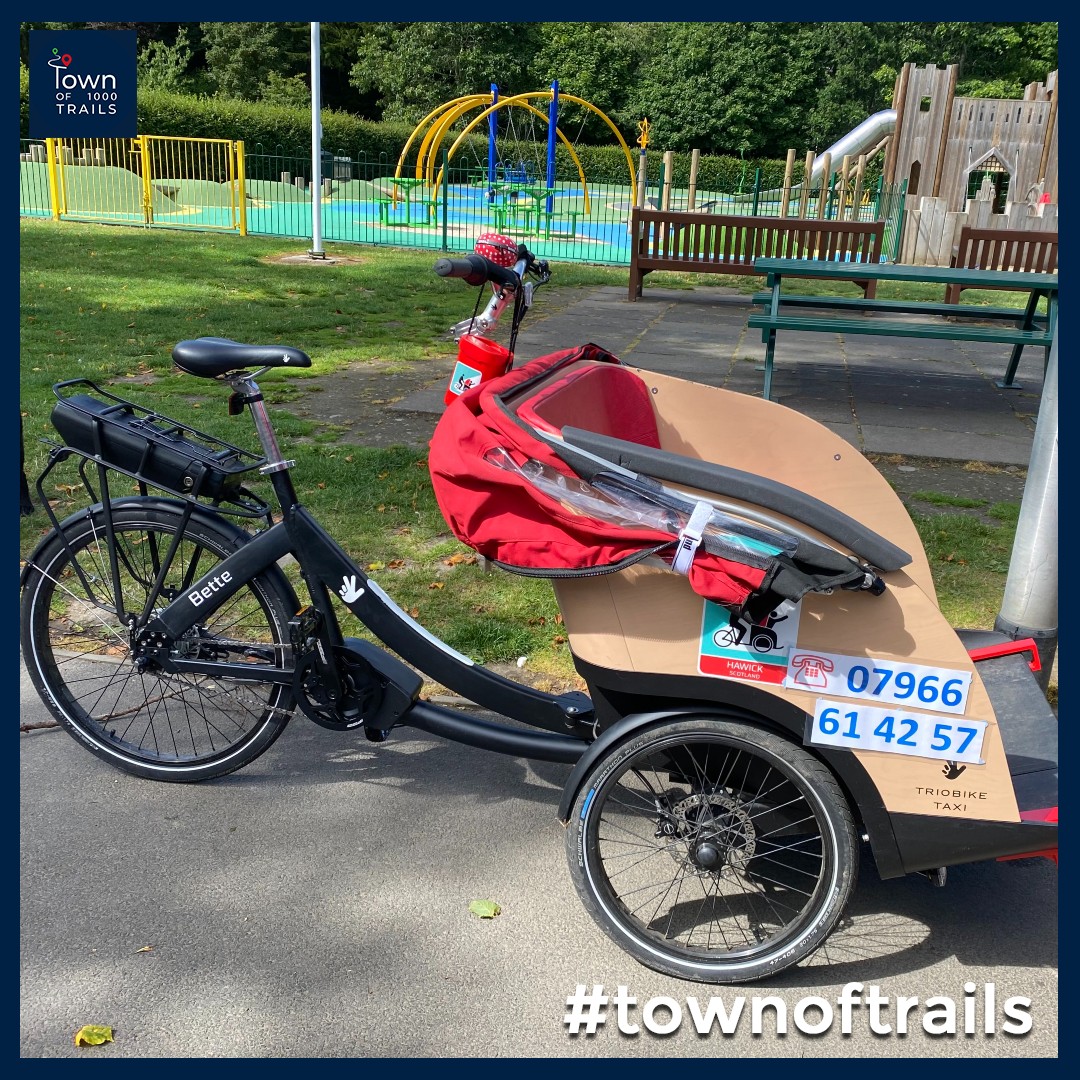 At our recently held drop in sessions, whilst discussing what a lovely walk Wilton Lodge Park is, we were asked if we knew when the trihaws would offer rides again? 🤔

Well, look what we saw outside the playpark the other day...  👀

#townoftrails #communityprojects #Hawick"