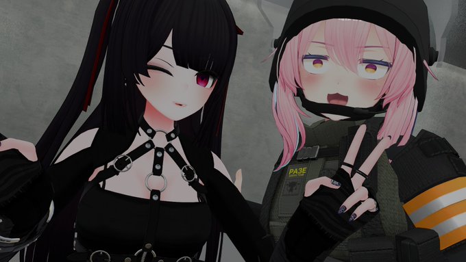 シャロさん&amp;Lunaさんと初めてお会いできた～!!
みんなとツーショット!! 