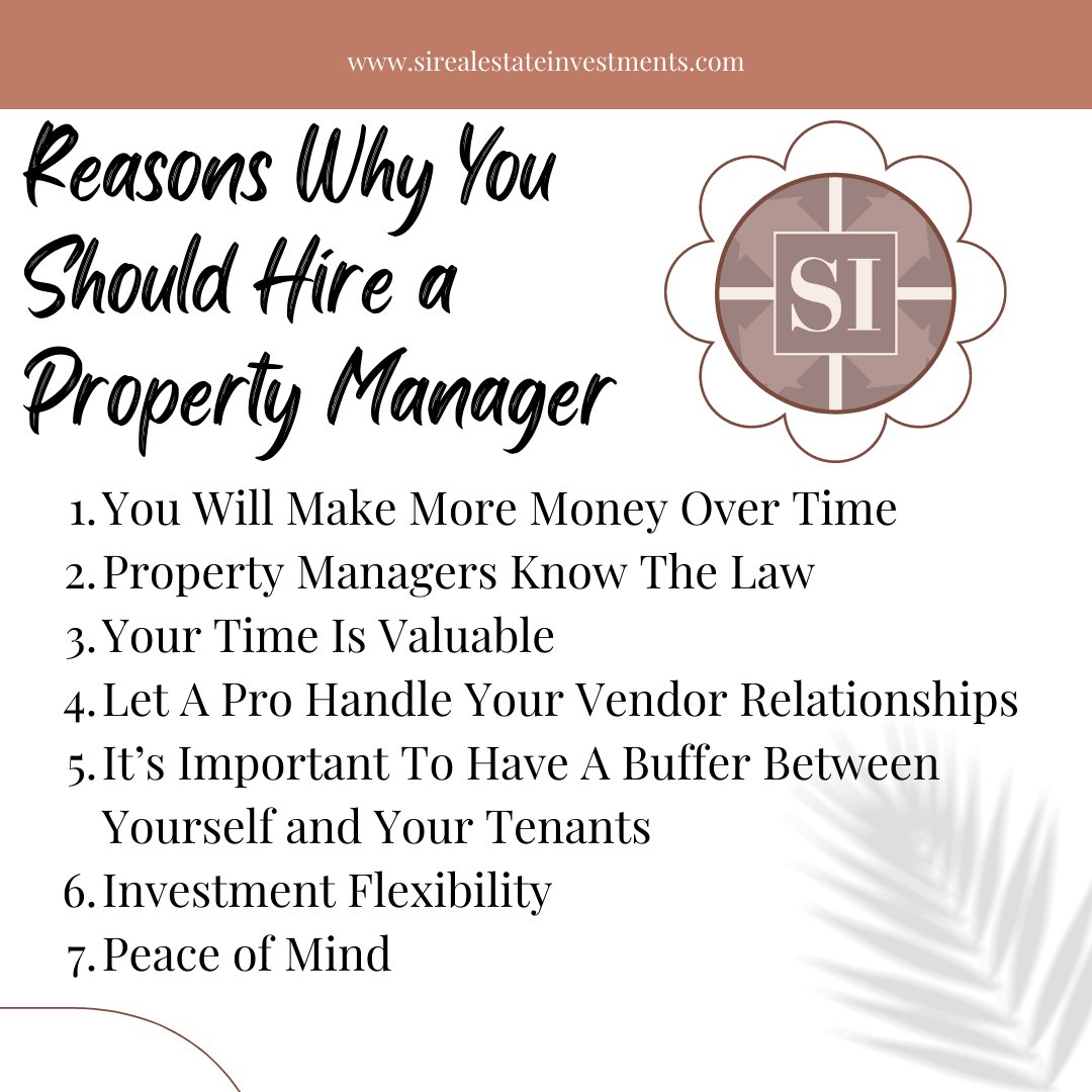 Management companies deal directly with prospects and tenants, saving you time and worry over marketing your rentals, collecting rent, handling maintenance and repair issues, responding to tenant complaints, and even pursuing evictions.
.
.
.
.
#Ownthishome #Buythishouse