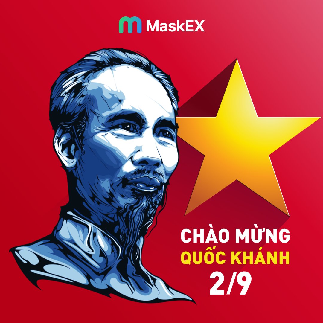 MaskEX_VietNam's tweet photo. 𝐂𝐇𝐀̀𝐎 𝐌𝐔̛̀𝐍𝐆 𝐐𝐔𝐎̂́𝐂 𝐊𝐇𝐀́𝐍𝐇 𝐕𝐈𝐄̣̂𝐓 𝐍𝐀𝐌 𝟐/𝟗!
Nhân dịp Quốc Khánh 2/9, #MaskEX chúc các bạn có kỳ nghỉ lễ nhiều niềm vui và hạnh phúc.
Trân trọng!
#QuốcKhánh2tháng9
#MaskEXGlobal #MaskEXVietnam #NationalDay https://t.co/XrTWgpegKq