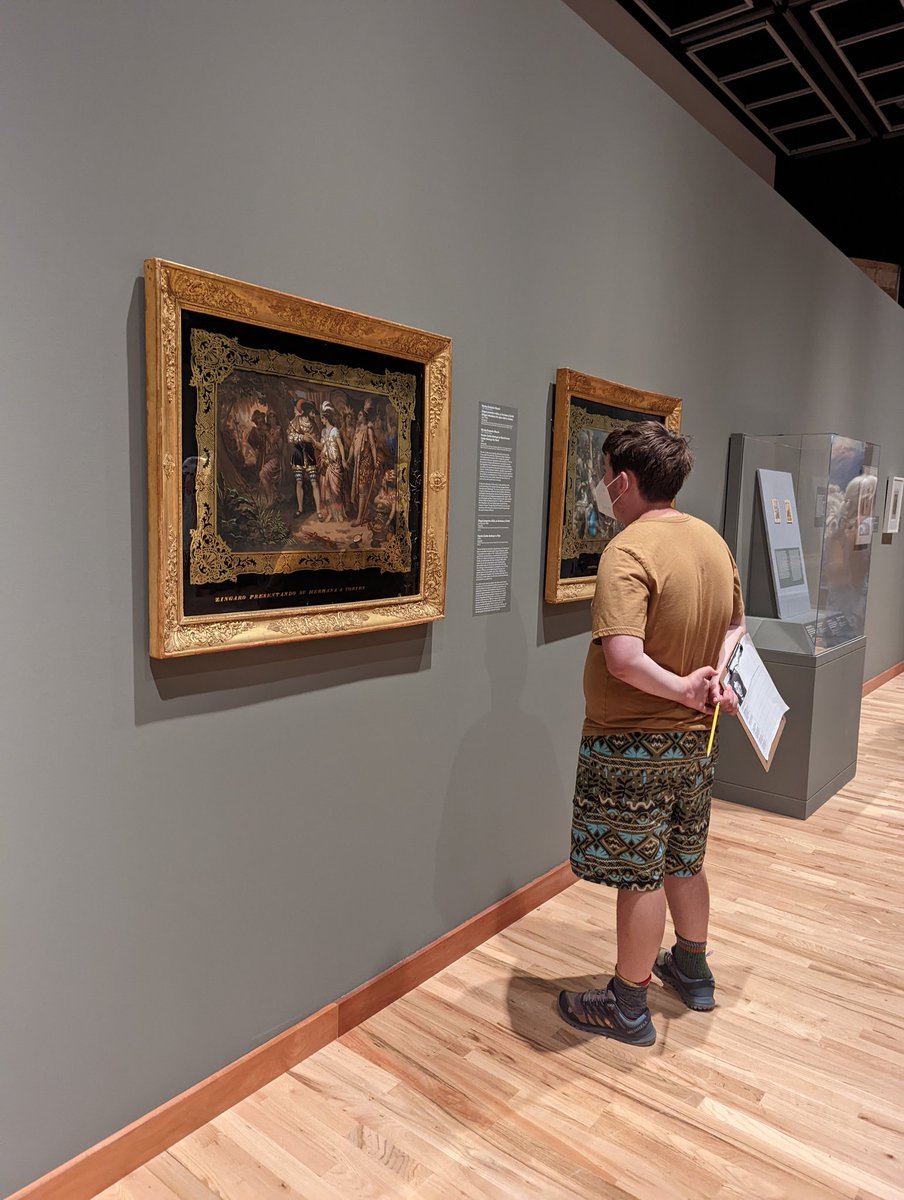 AdamADodge's tweet photo. @DigitalArtsTec1 with G9 students examining identity of La Malinche - Traitor - Survivor - Icon at The Albuquerque Museum. Great way to kick start gender studies! https://t.co/ZDVkHVwMYT