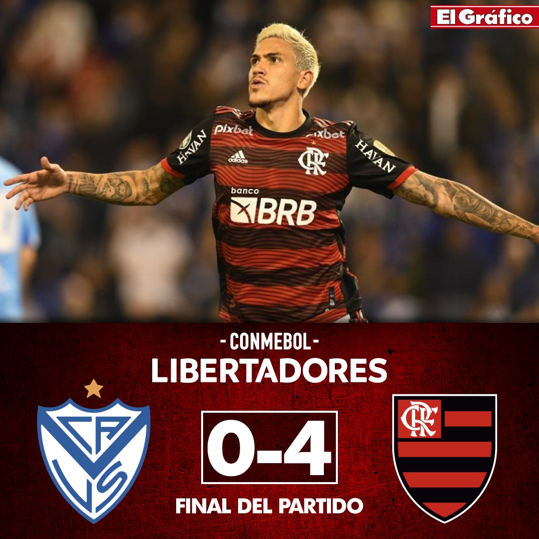 mavegol's tweet photo. 🏆 #Libertadores #Semifinal (ida)
⏰ Vélez 🇦🇷 0-4 Flamengo 🇧🇷
⚽️⚽️⚽️ Pedro
⚽️ Everton
🔙 Desde Boca en 2003 nadie marcaba 4 como visitante en semi de la Copa y desde Ivo #Basay en 1997 nadie anotaba 3 en semi.
🧐 https://t.co/fC1PDgIRGP https://t.co/daZW9UA9O0