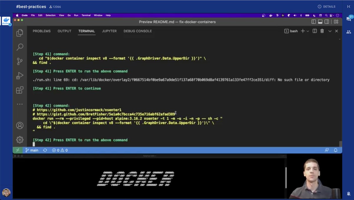 karolykassjr's tweet photo. 🔴 #DockerCommunity All-Hands #6 
Have a superpower of fixing #containers - @rimelek 
#HungarianDockerCommunity has a new superhero🦸‍♂️. 
Maybe the next #CommunityLeader or the first Hungarian #DockerCaptain? 
Who knows? I like to motivate...😉✌️
#docker🐋 (@docker) #DockerBudapest https://t.co/Kpk26p7Mj0
