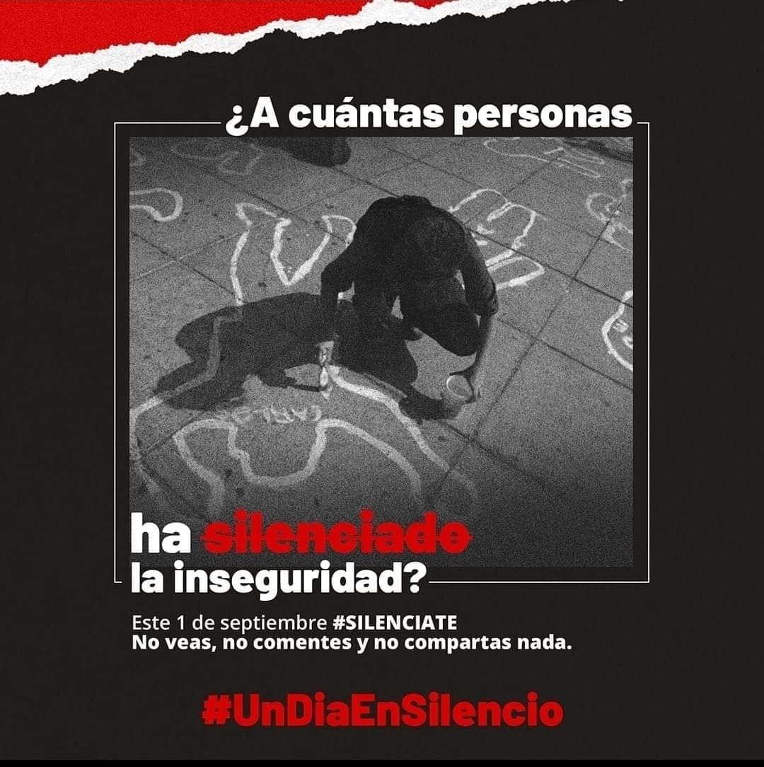 ElProfe_007's tweet photo. @LGlez2022 #SilencioMexico
#UnDiaDeSilencio
#SILENCIATE https://t.co/19g8dwxLCL