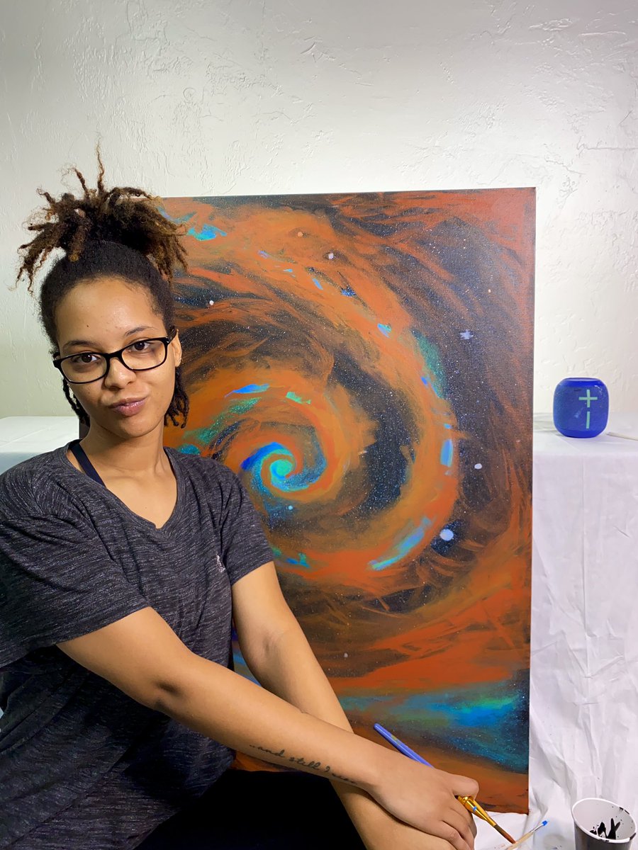 simply livin’ my dream 👩🏽‍🎨🎨