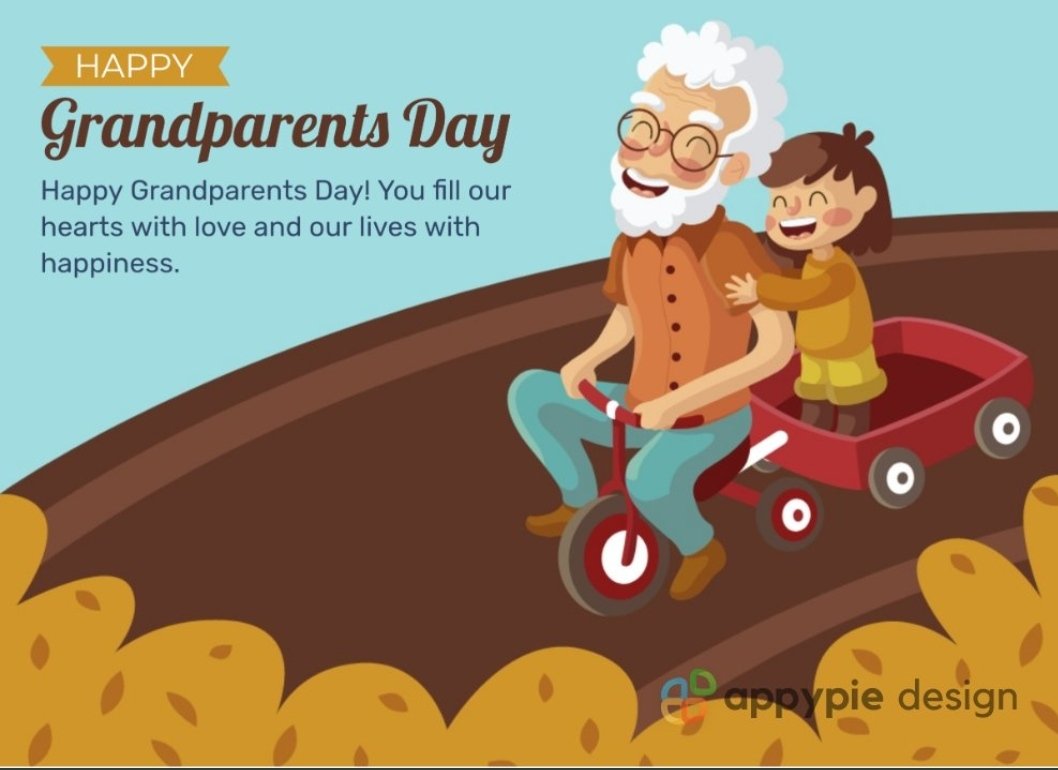 PixelReacher's tweet photo. @AppyPieInc Happy Grandparents Day
#Card #AppyPieDesign
#ContestAlert #Giveaway #nocoding #Rs2000 @AppyPieInc https://t.co/cvVjFwYJm7