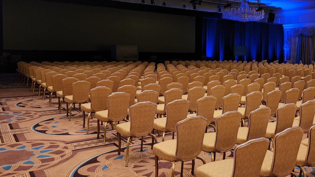 I'll be standing on this stage in a few hours, talking about #TypeScript #MetaProgramming. My feelings now: 🤯😱🥵🥶😵‍💫 @ngconf #ngconf @GeoEdgePro