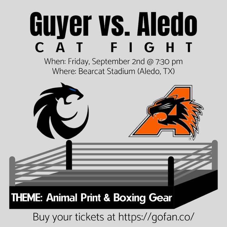 GAMEDAY &amp; SPIRIT DAY TOMORROW!! Theme: Boxing/Animal Print🐾🥊 <a href="/DentonGuyer_FB/">Denton Guyer Football</a> <a href="/GHSPrincipalSPP/">Dr. Shaun Perry</a> <a href="/bluecrewnation/">Blue Crew</a>