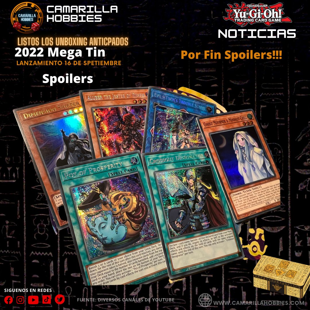 CamarillaH's tweet photo. Ya tenemos los primeros spoilers de la #megatin 2022 de #yugioh #tcg #yugiohtcg y vienen Wow! aqui les dejamos algunas imagenes de los que se nos enseño via diversos Unboxings patrocinados por Konami en varios canales de Youtube #noticias #spoilers https://t.co/0bBAyvJwnh