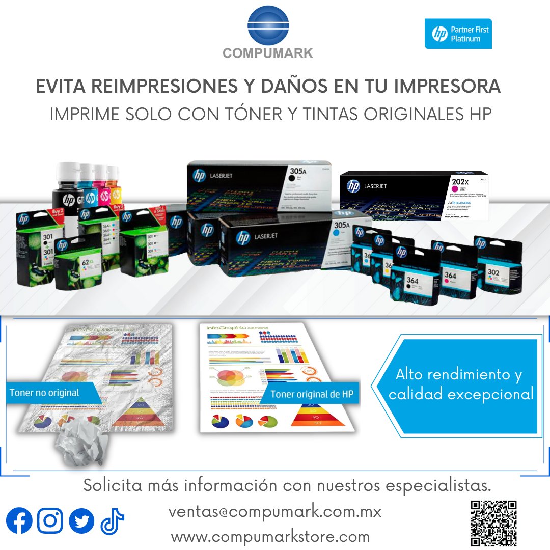 CompumarkMty's tweet photo. Si buscas calidad al imprimir y textos más definidos, adquiere consumibles originales
Solicita cotización a ventas@compumark.com.mx
Whatsapp: 812-411-5658📲
Tienda en Línea: https://t.co/bukd7W5UrL

#compumarkstore #compumark #consumibles #HP #imprentadigital #tecnologia #toner https://t.co/3IXfRgxik0
