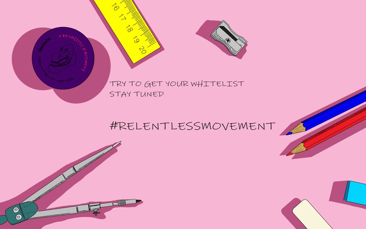 EurasiaMyth's tweet photo. 🚨WL GIVEAWAY🚨
🎁 20 WL Giveaway
To win:
➡️Follow @RelentlessDile
➡️ Like ❤️ & Retweet ♻️
➡️ Tag 2 friends and comment #RELENTLESSMOVEMENT
🎯Join
https://t.co/VVg3AqhLbK
⏰ 48 hrs
#NFT #NFTs #Solana #SolanaNFT #NFTGiveaways #NFTCollector #NFTcommunity
#whitelistgiveaway. https://t.co/Ew6w3CzlEQ