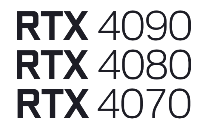 Perfect match, GeForce RTX (old) font + NVIDIA Sans NALA (new)