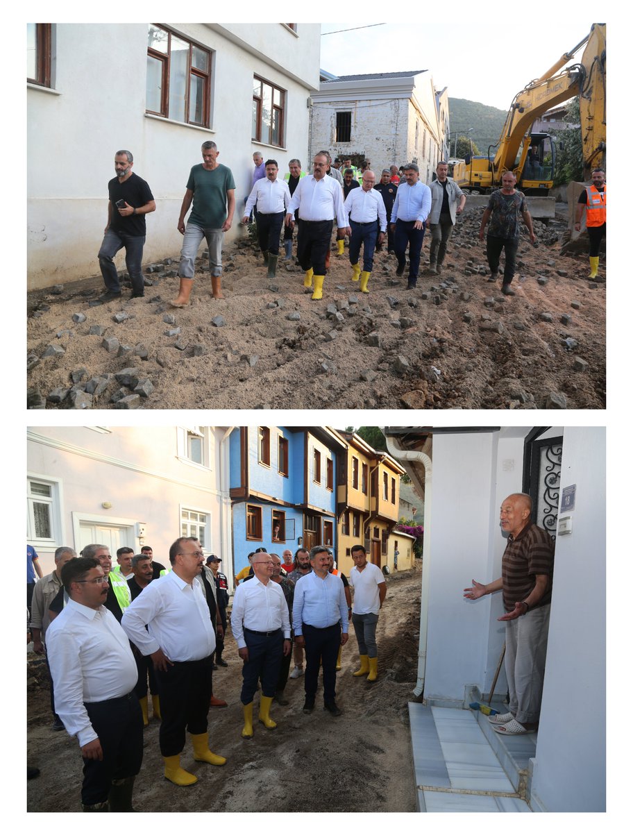 BursaValiligi's tweet photo. 📍Mudanya

Vali @YakupCanbolat, Aşırı Yağışların Ardından Meydana Gelen Su Baskınlarının Olduğu Bölgelerde İncelemelerde Bulundu. https://t.co/i51BBrNSxf