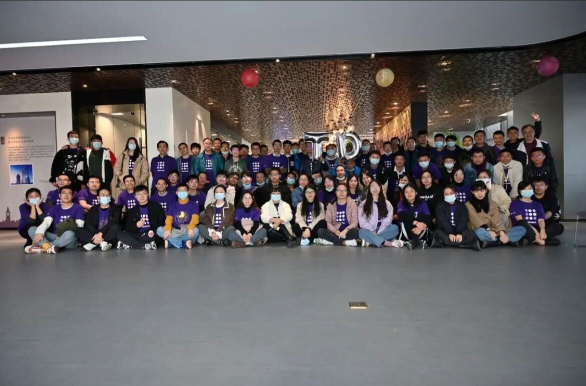 Talkdesk's tweet photo. Celebrating Family Day with our #Talkdeskers in China. 💜 #lifeattalkdesk https://t.co/92Lx3TiXaG