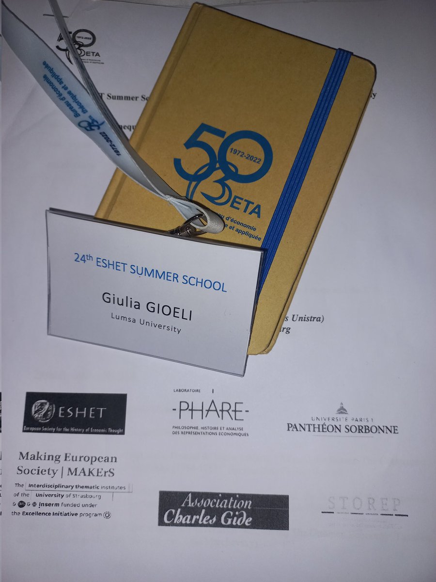 g_gioeli's tweet photo. In Strasbourg for the 24th ESHET Summer School on History of Economic Thought, Economic Philosophy and Economic History: Inequality and social justice in economics and beyond.
#eshet #eshet2022 #summerschool #historyofeconomicthought #economichistory https://t.co/V3eVc8gzwt