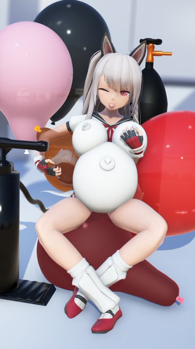 風船人形化良いよね(風船人形化×膨とか 