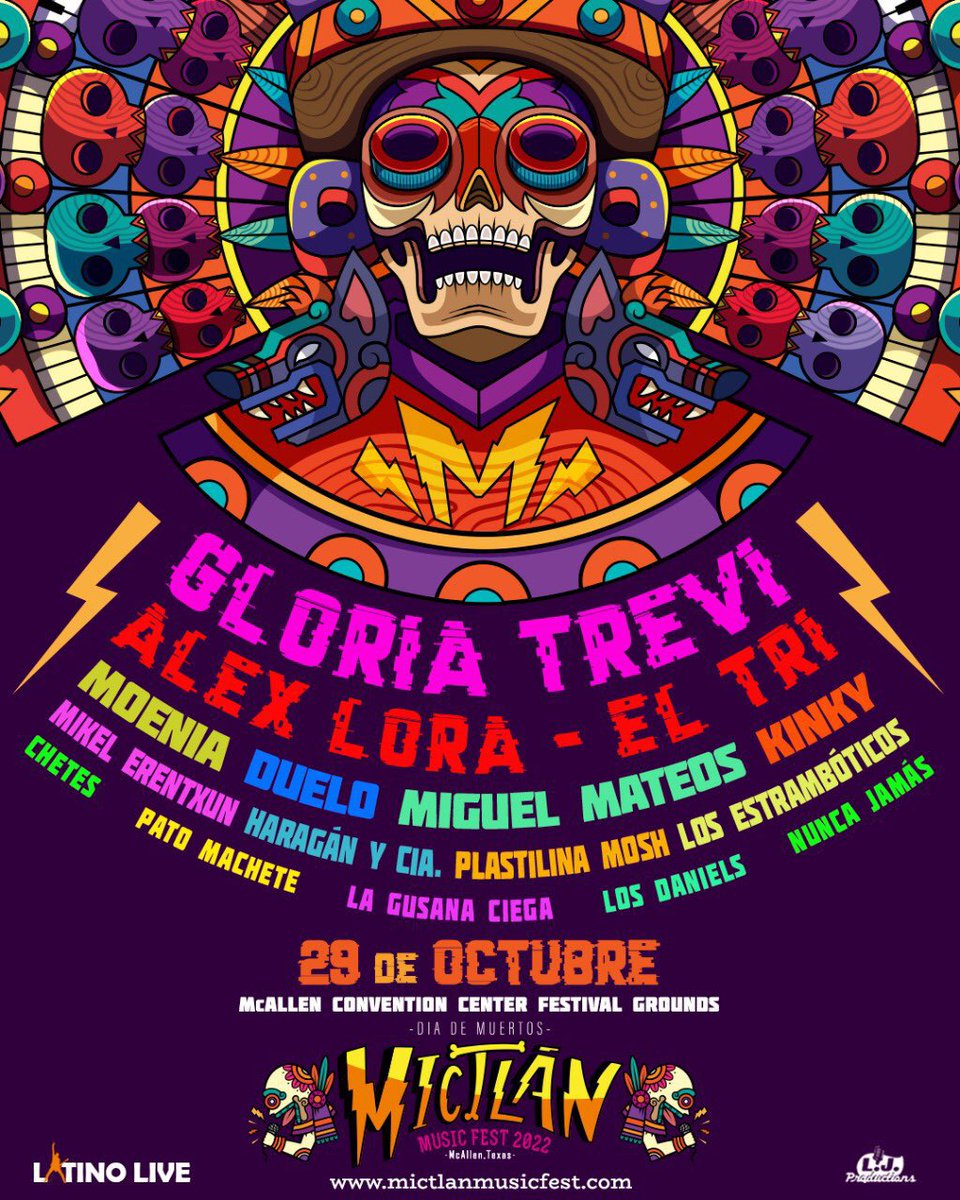 HausOfTrevi's tweet photo. TEXAS 🇺🇸 | @GloriaTrevi regresa , esta vez para formar parte del #MictlanFest en McAllen. 

Boletos ya disponibles: https://t.co/eqFmY0Wsv5 https://t.co/bzPsDdw8lm
