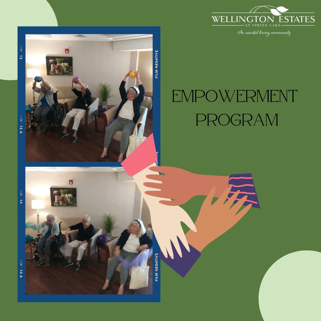 Wellington Estates' Empowerment Program for our residents to feel like the best versions of themselves! 🙂 #seniorliving #empowermentprogram #empoweringseniors #nursinghome #WellingtonEstates