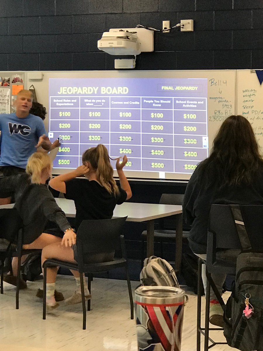 PACK classes battling it out in Jeopardy <a href="/WCHSWolves/">West Clermont HS</a>