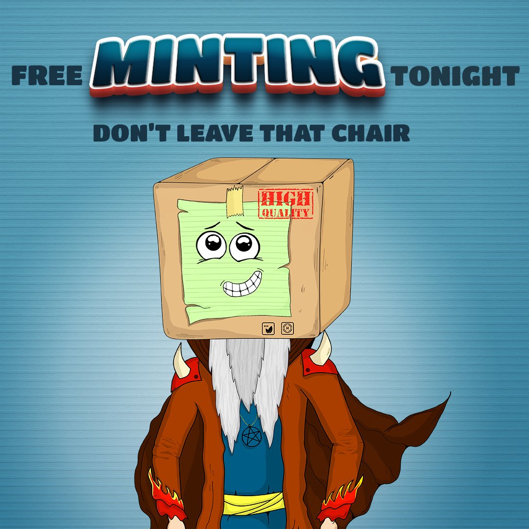 boxheadclub's tweet photo. Mint as many boxheads as you want, Don't worry about gas fee, it's less than what you think.
#FreeMintNFT 
#NFTcolletion 
#FreeNFTs 
#NFTCommumity 
#boxheadclub https://t.co/iTfFO68Ut7