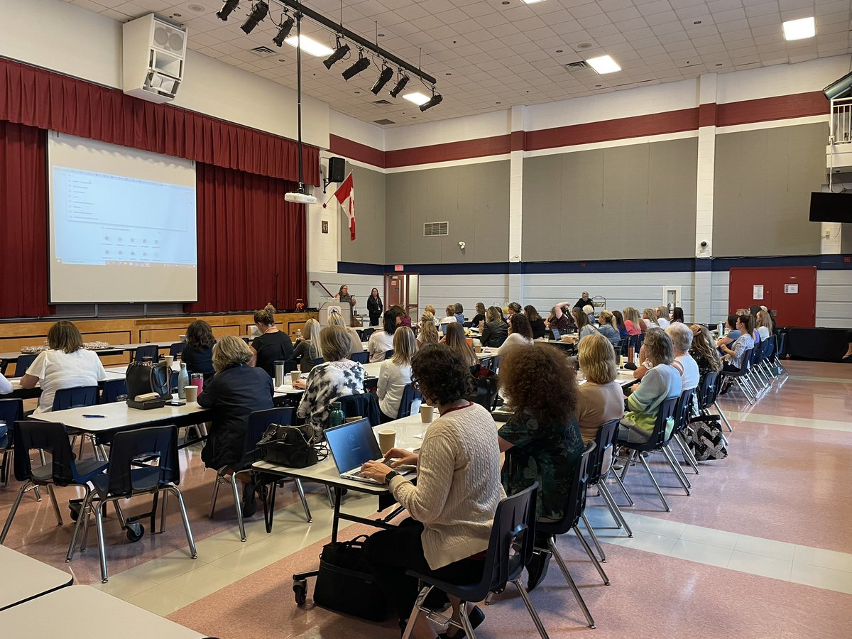 BHNBusServices's tweet photo. @bhncdsb Secretaries engaged in an opening liturgy, health and safety, and professional development activities to begin the new school year. https://t.co/4lVXhKiES5