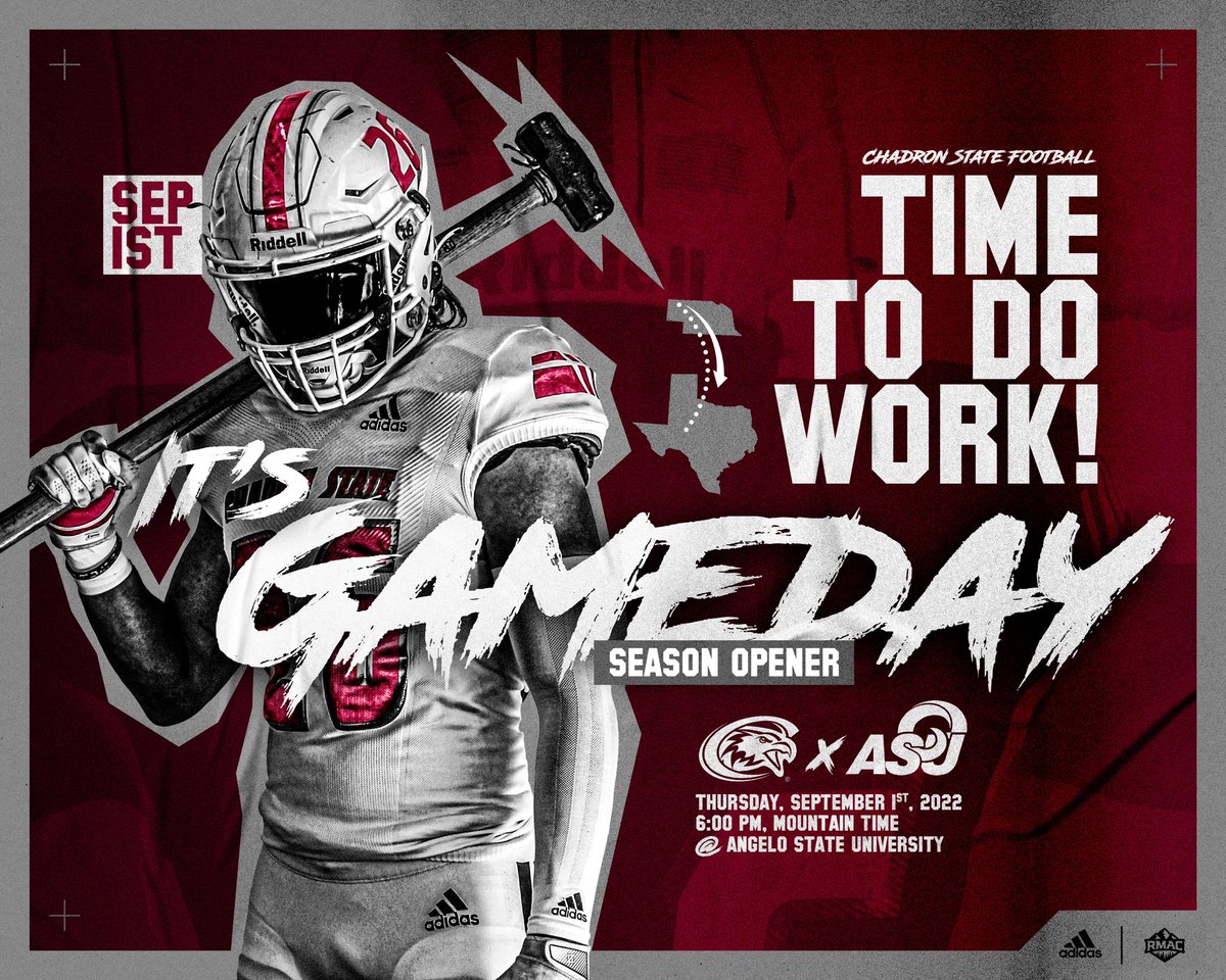 Josh_Mindemann's tweet photo. IT’S GAME DAY!!! 🏈🦅

#ChadronState #GoEagles #CSCFootball | #JMGraphics https://t.co/JXED1Y5ApC
