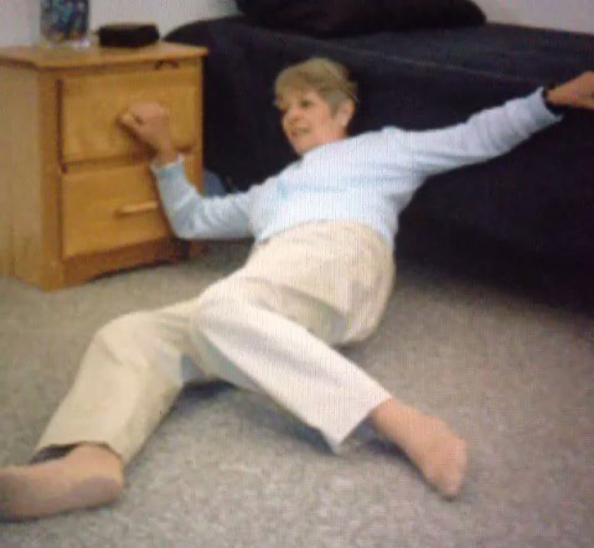 “I’ve fallen and I can’t get up.” She had three goddamn seconds and achieved immortality with it. It’s called acting, motherfucker.