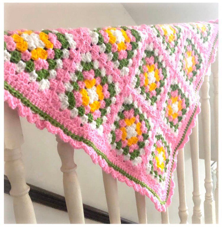 DDCrochetDesign's tweet photo. Excited to share this item from my #etsy shop: Handmade Granny Square Blanket Spring Meadow #meadow #grannysquare #shopindie #inbizhour #craftbizparty #crochetgift #traditional #handmade #honemade #giftpm #warm #blanket #afghan #babypink https://t.co/qPTCrsJbKB https://t.co/2JtgyFhBDO