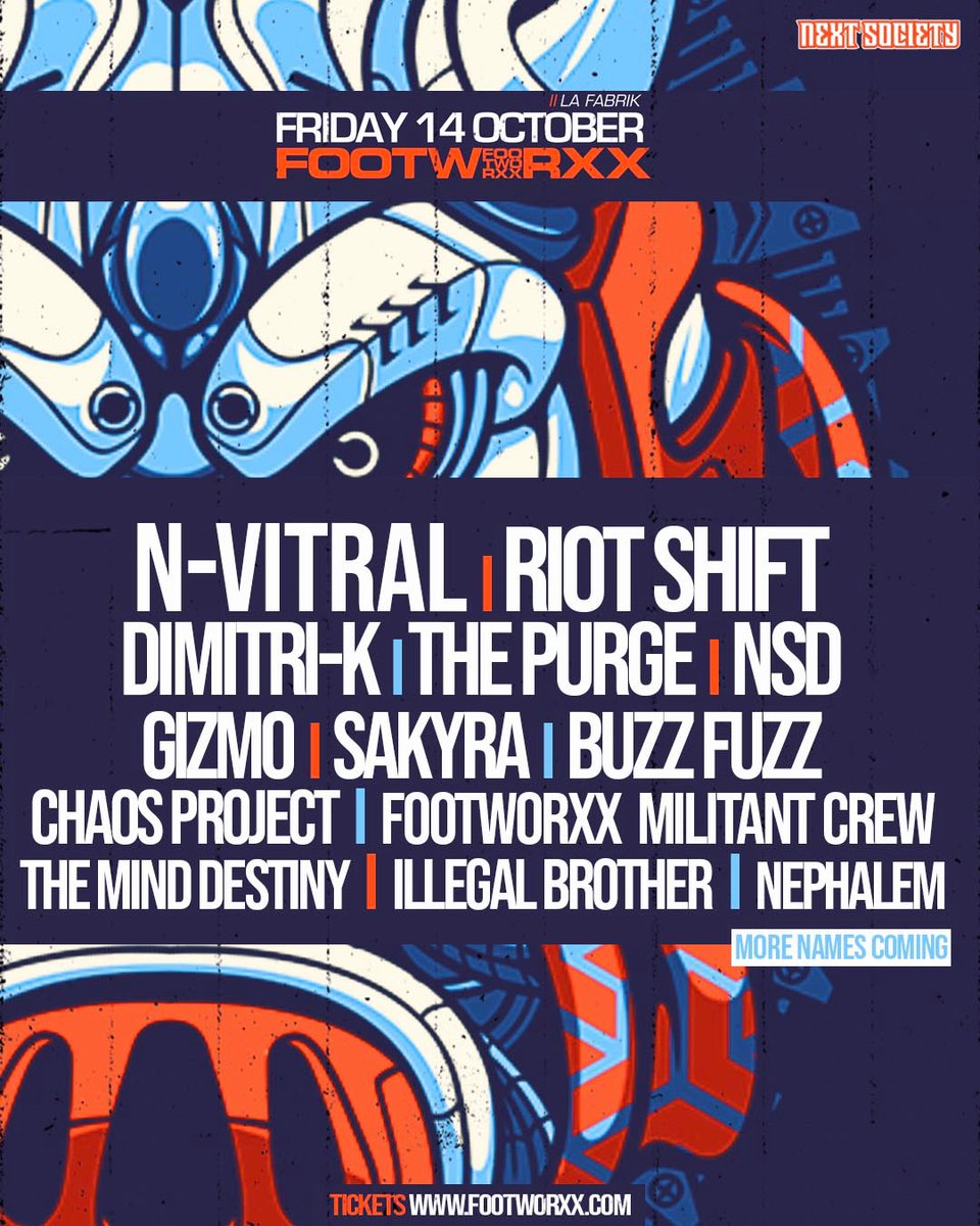 First names + More to come 🥵
Tickets footworxx.com