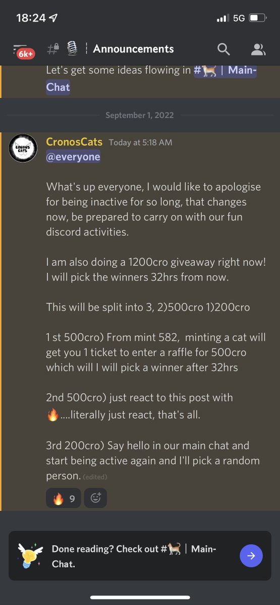 CronosBay's tweet image. Public Announcement CRONOSCATS Are Back !!! 

Kicking off with a #CRO giveaway let’s go Hop in the discord and get involved 

discord.gg/YNM3tT9g

#BACC #CRO #CROFAM #CRONOS #NFTCommmunity