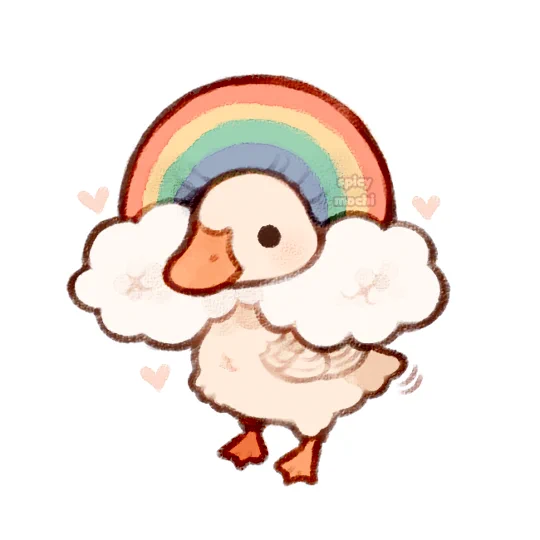 rainbow ducky  