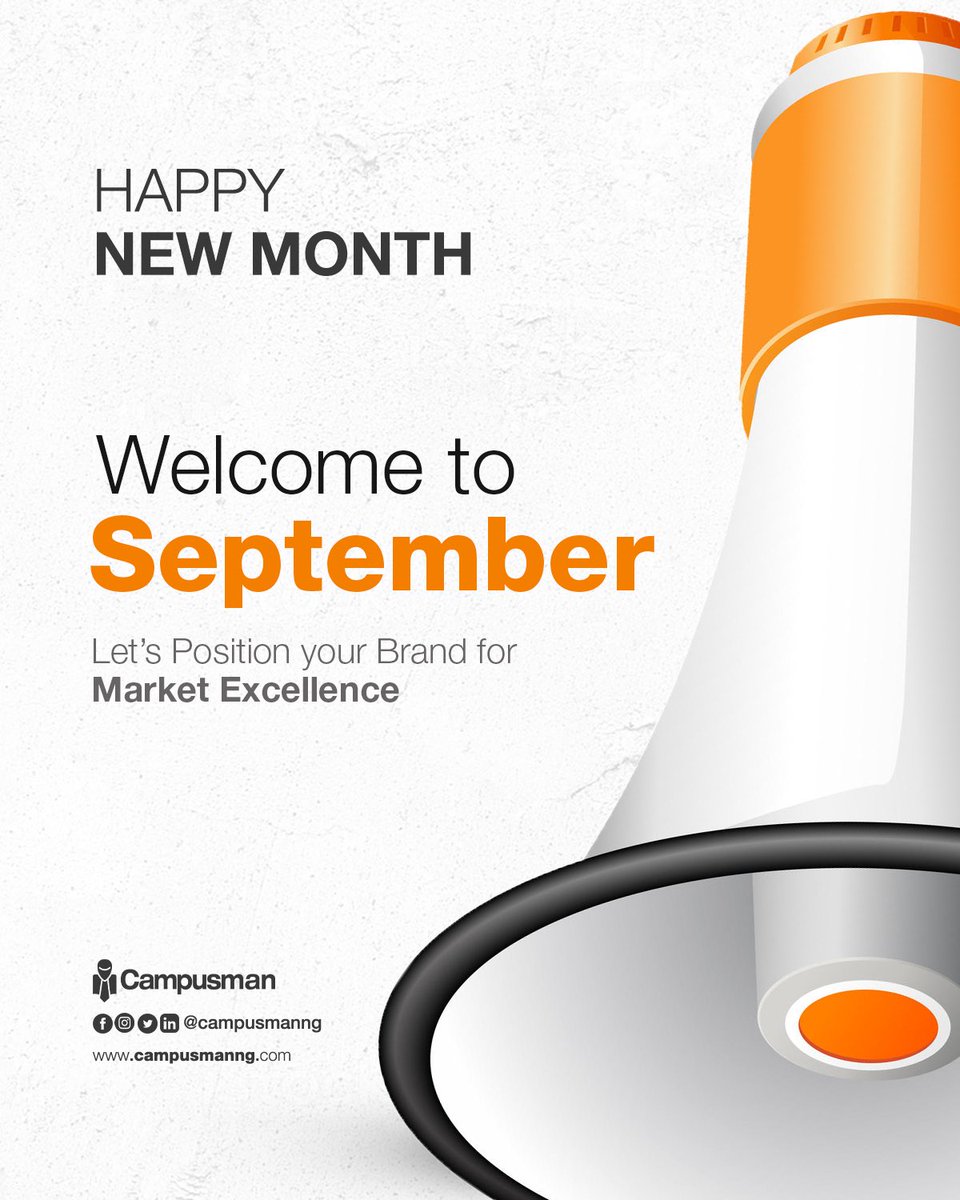 campusmanng's tweet photo. Happy new month from all of us at Campusman.🤩🤩 https://t.co/G1e0sdhtXG