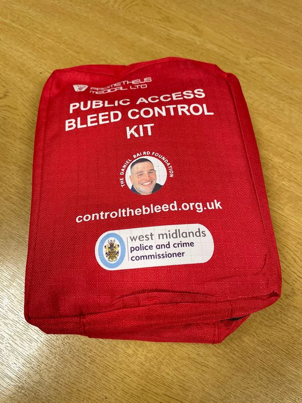 PrometheusHQ's tweet photo. Earlier this week, a @WMPolice Force #Paramedic Officer successfully used a trauma dressing from the #PrometheusMedical X @TheDanielBaird1 Foundation bleed kit after a stabbing attack. This rapid action helped to stem the bleeding from an axe wound... https://t.co/UofnLaICNe
