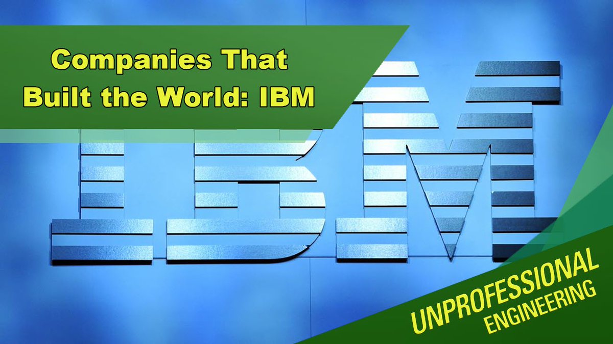 UnproEng's tweet photo. Listen: https://t.co/Mjn8TnTwLT

Subscribe: https://t.co/wNUeARrTgn

@IBM (International Business Machines) is one of the most interesting companies out there! Their history dates back to the 1800s, leading the way in #technology the whole time! Learn all about #IBM with us. https://t.co/gLOy8wg3Mj