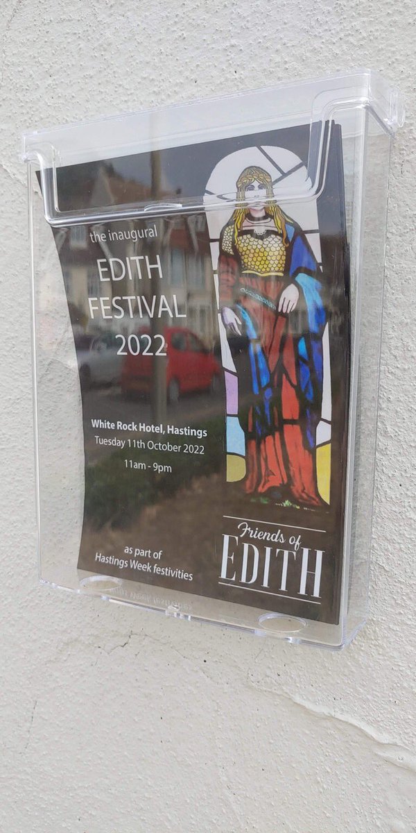 friendsofedith's tweet photo. At our #DropByDropIn today we talked to several visitors and installed our new leaflet dispenser by the storyboard…#EdithFest #1066Untold https://t.co/52qqSE0y2Y